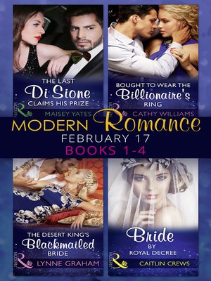 cover image of Modern Romance February Books 1-4